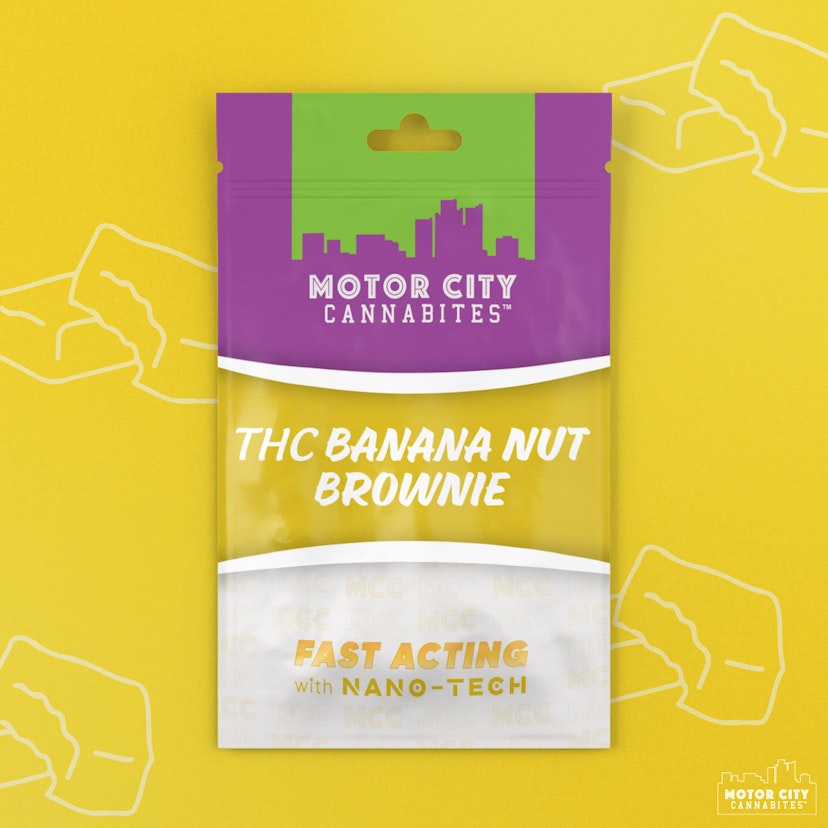 Motor City | 200mg Treats | Banana Nut Brownie