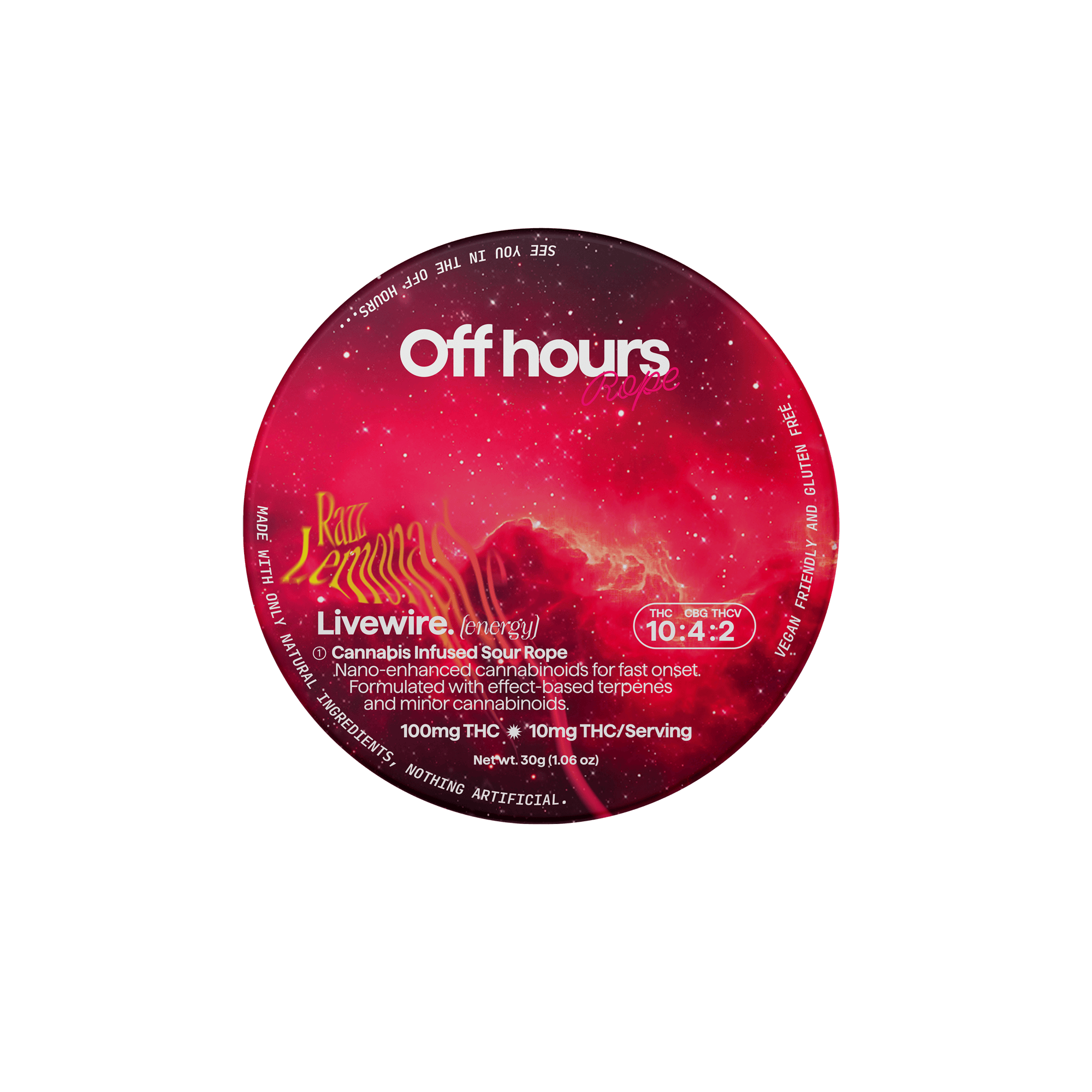 Off Hours - Effect Based Rope Livewire (Energy) - 100mg by Off Hours