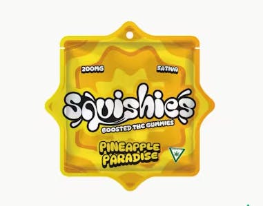 Squishies SQUISHIES | PINEAPPLE PARADISE - GUMMIES | 200MG | SATIVA — EDIBLES