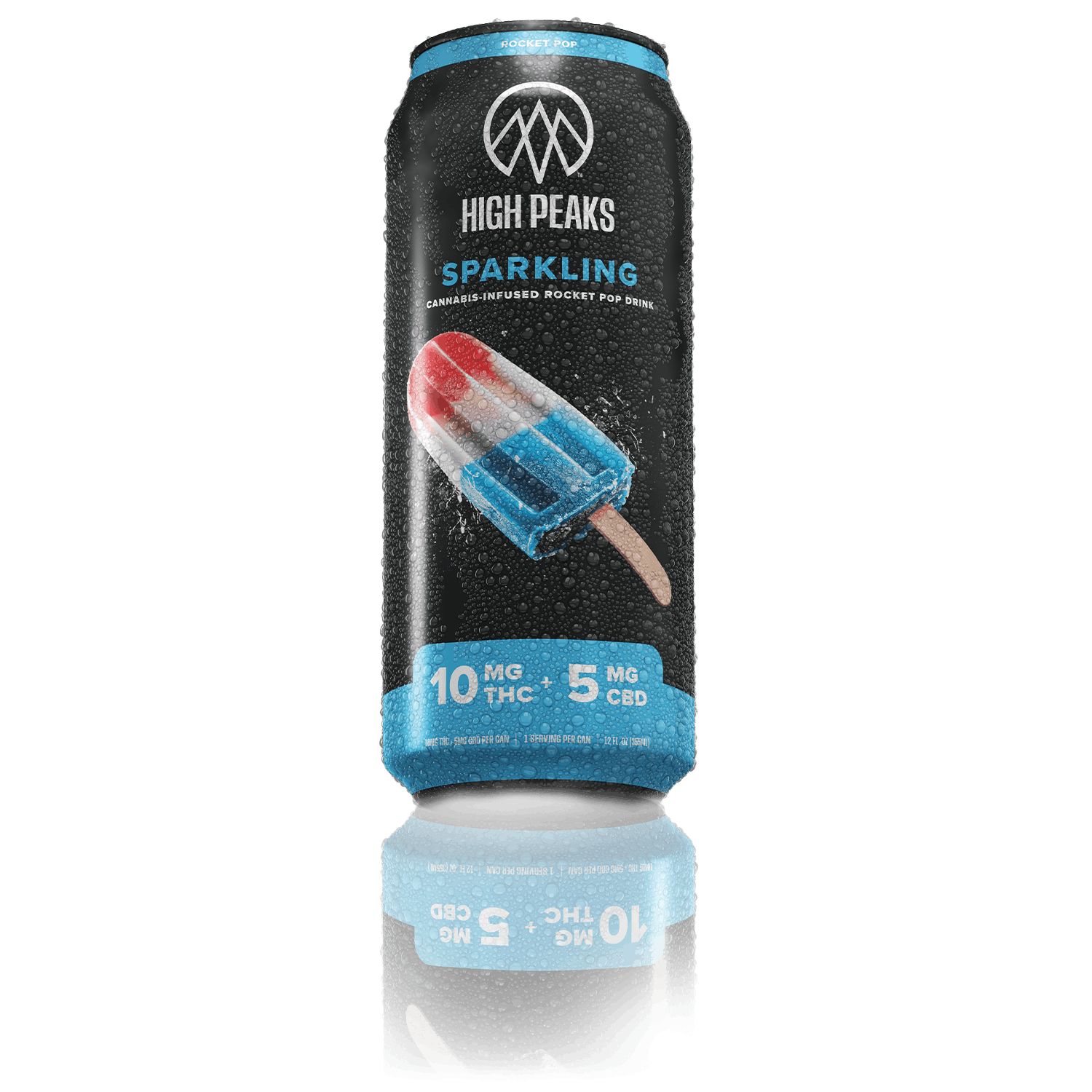 Photo of High Peaks – Sparkling Rocket Pop 12oz 10mg THC/5mg CBD