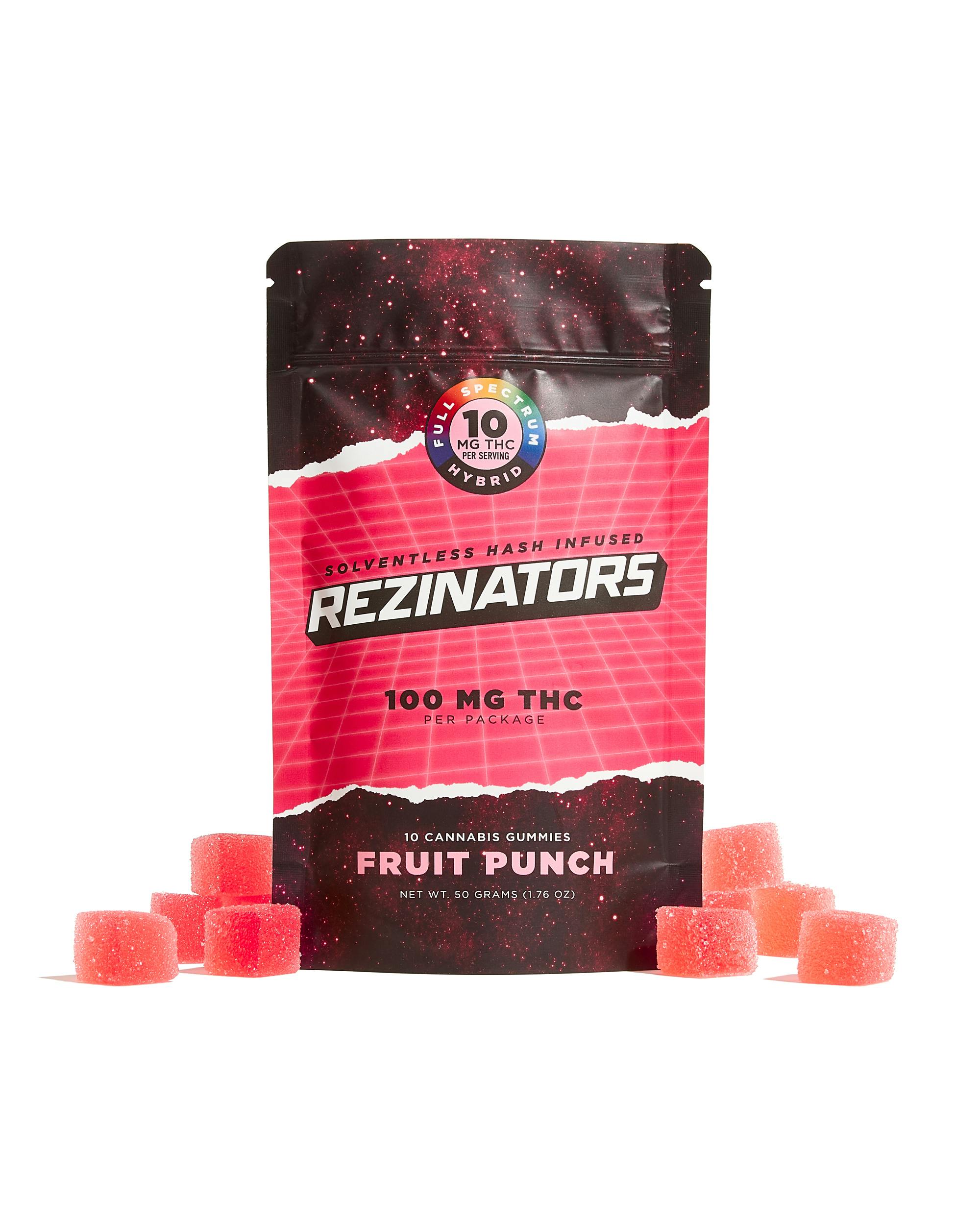 Photo of Fruit Punch | Solventless Hash Gummies | 100mg | 10pk