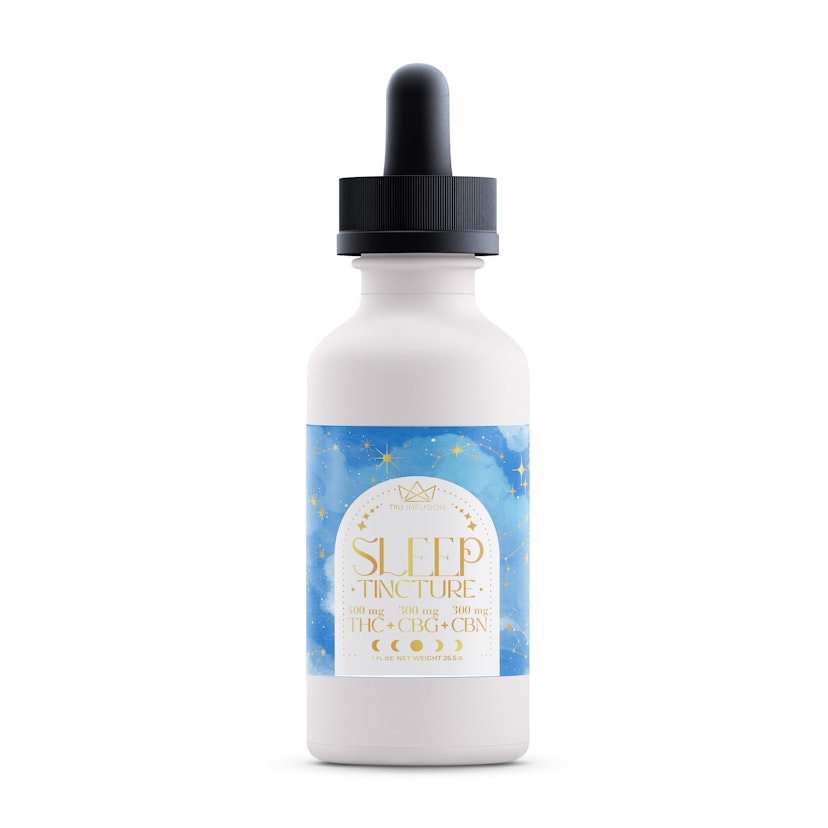 Tru Infusion Tincture: Sleep THC:CBG:CBN 1,000mg