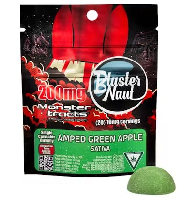 Product: MONSTER XTRACTS | BLASTER NAUT | AMPED GREEN APPLE | 200MG | SATIVA