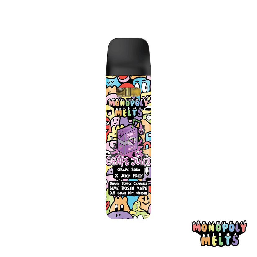 Monopoly Melts Live Rosin Disposable | Grape Juice