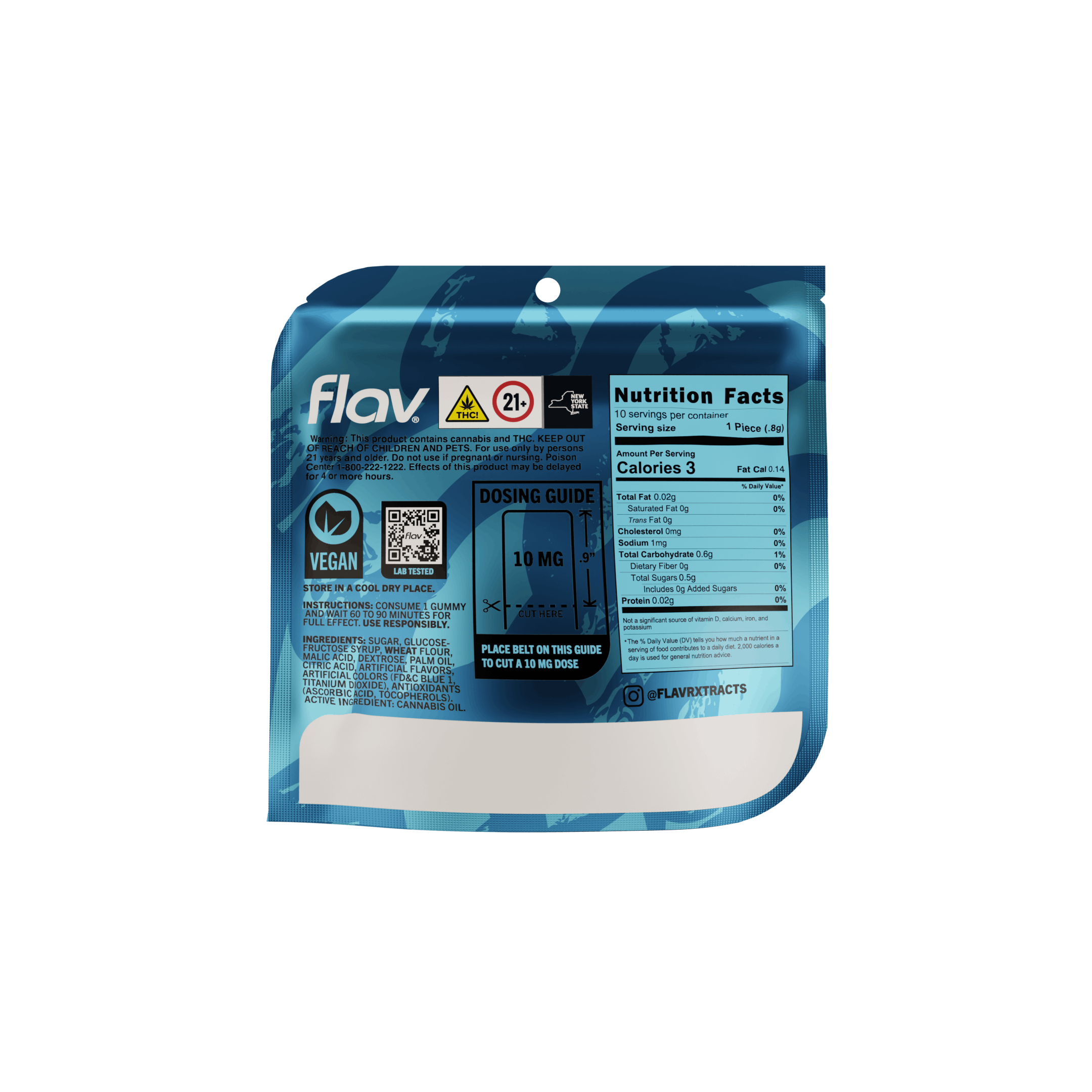 Blueberry Mega Belt - Live Resin - 100mg - Indica-3