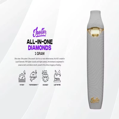 Jeeter - 1g Liquid Diamond Disposable - The Nectar - DISPOSABLES by Jeeter at King of Budz