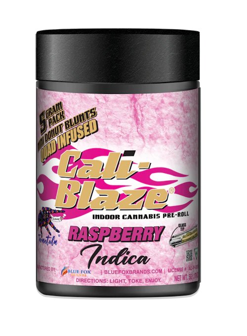 Cali-Blaze - 5-Pack .7g Infused Donut Blunts - Raspberry