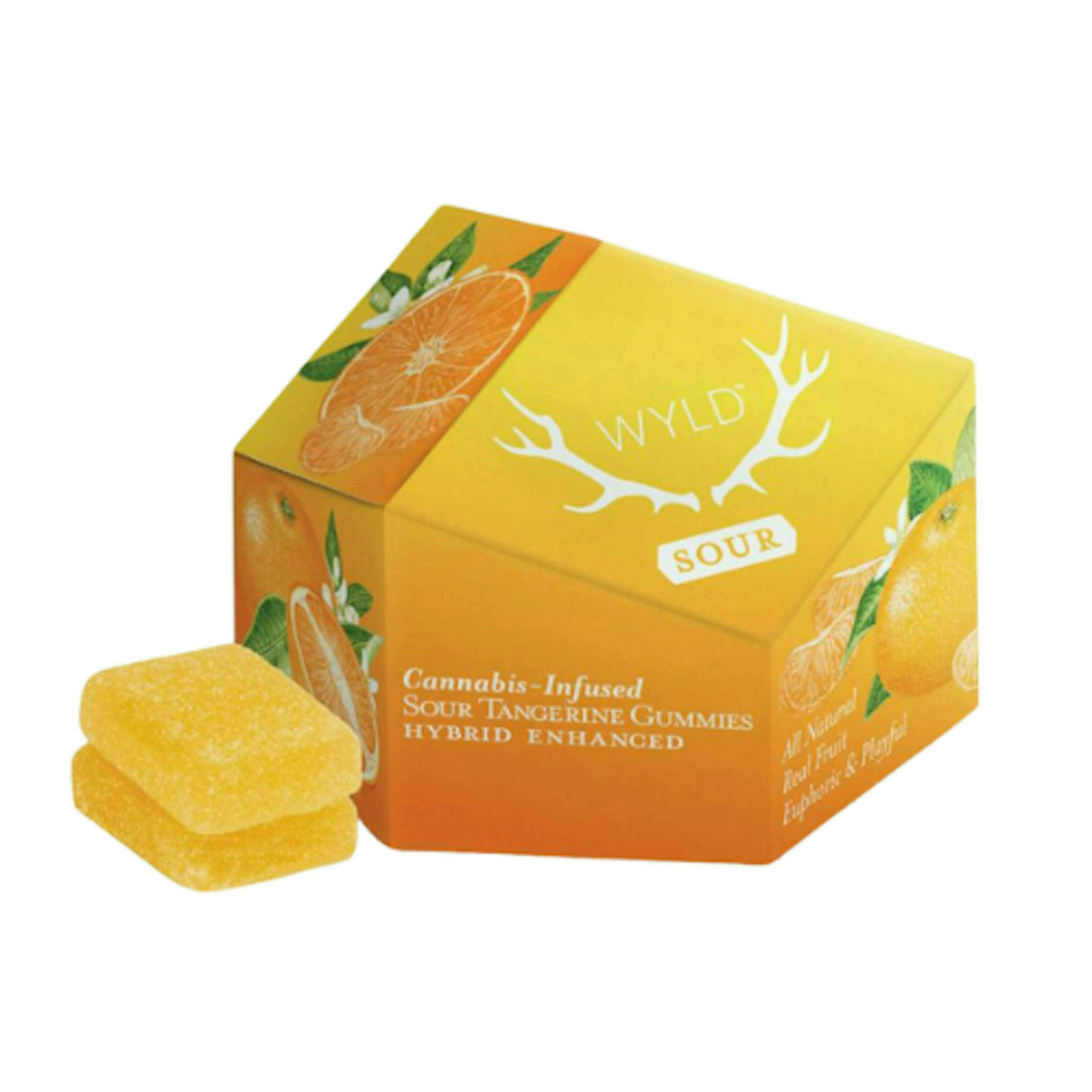 Photo of Sour Tangerine Hybrid Enhanced Gummies