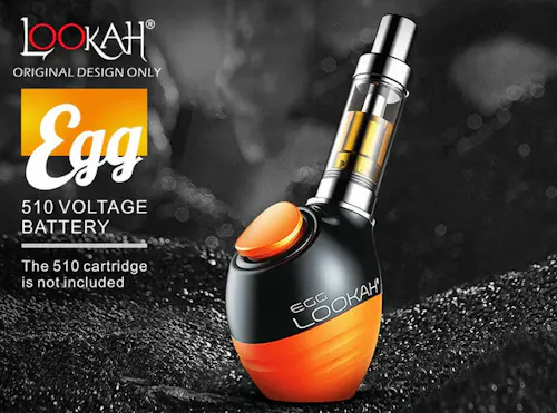 Lookah Egg Variable Voltage 510 Vape Battery-active