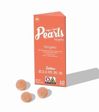 Photo of Grön 2:1:1 Tangelo Pearls – Sativa – THC/CBC/CBG