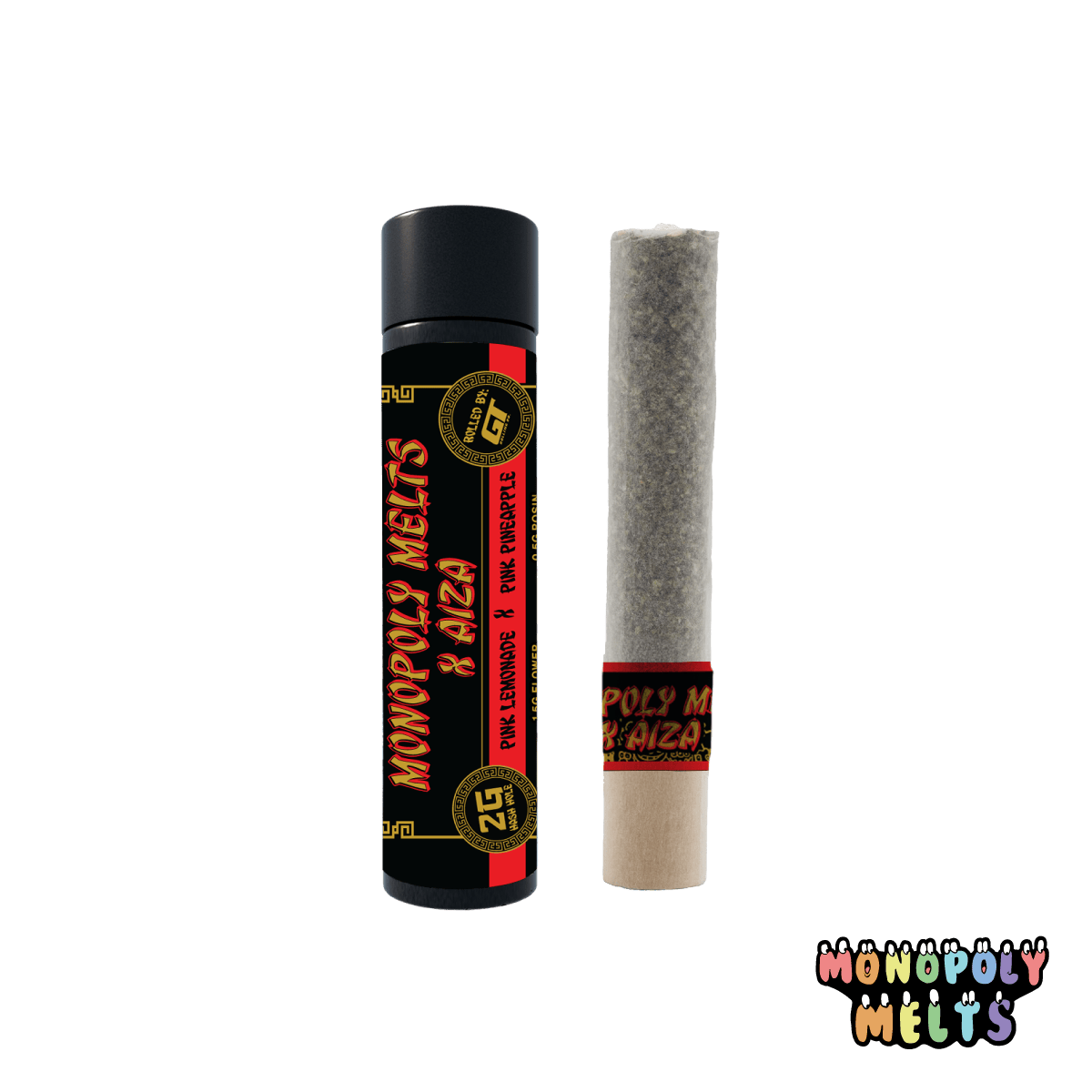 Monopoly Melts x GT -x A1ZA - Donut - (2g) - **PINK LEMONADE x PINK PINEAPPLE**