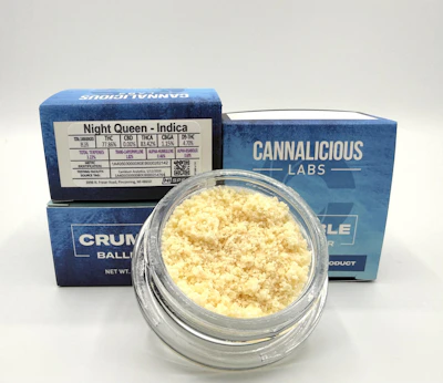 Cannalicious - 7g Crumble Baller Jar - Night Queen - CONCENTRATES by Cannalicious Labs at King of Budz
