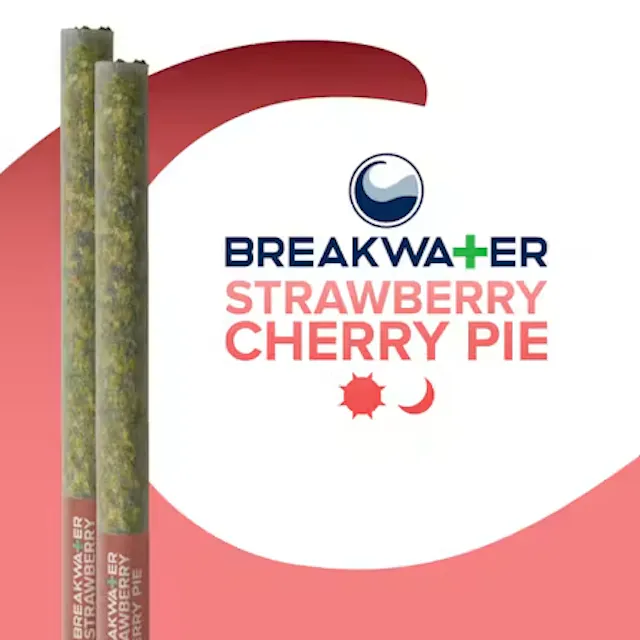 Breakwater Pre-Roll Pack Strawberry Cherry Pie 2pk/1g (hybrid, packs)