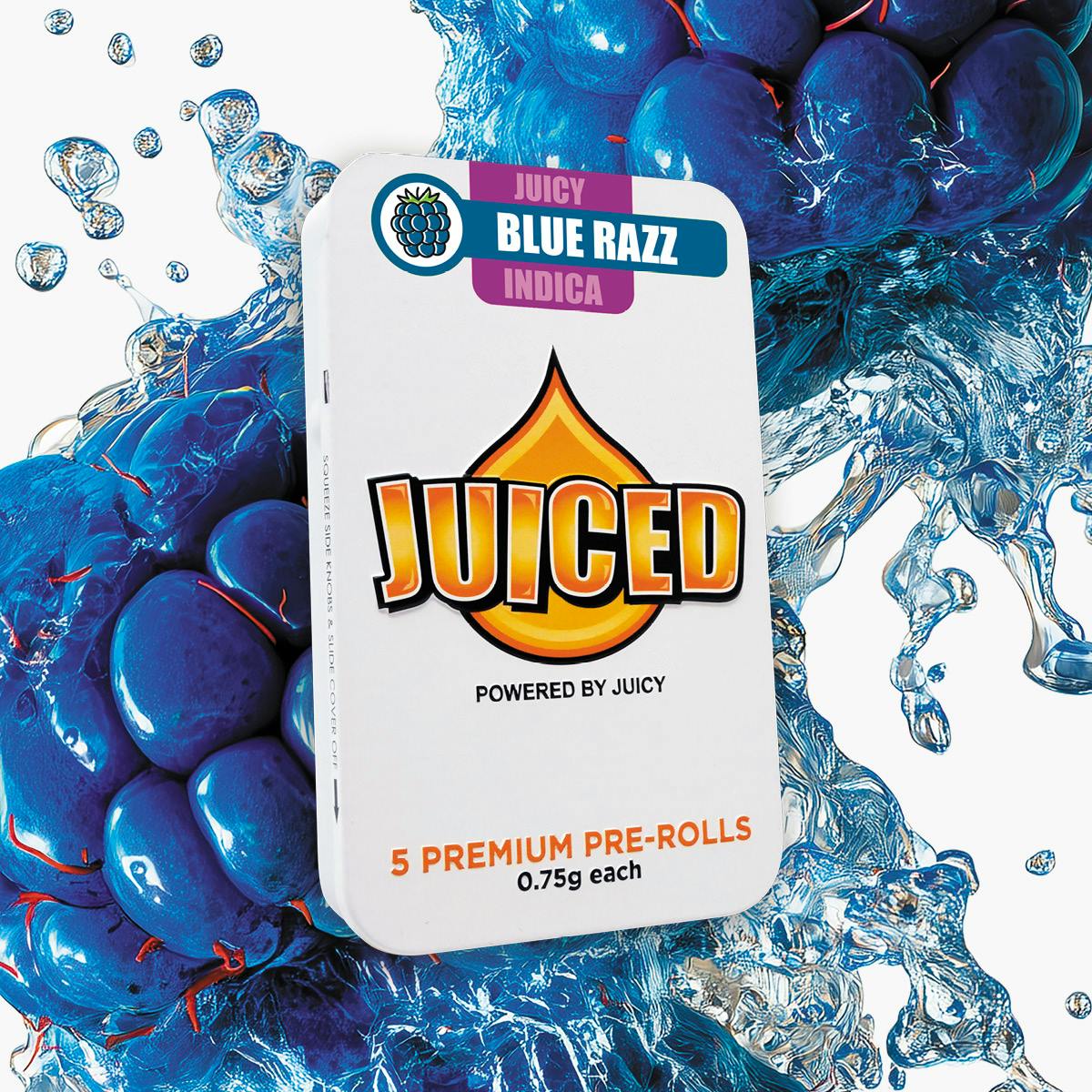 Pure Derivatives 5pk Preroll | Juiced Blue Razz