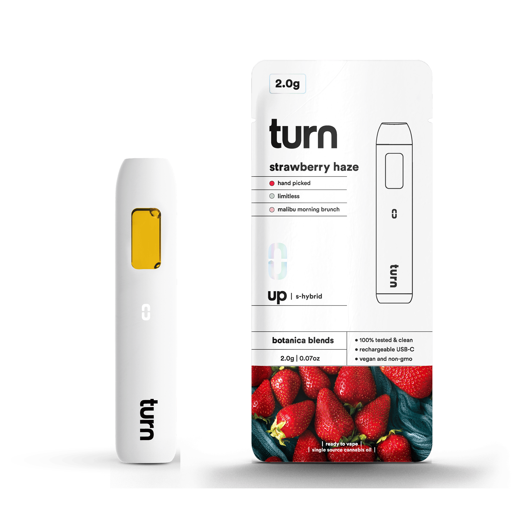 turn Turn TURN UP All-In-One Disposable - Strawberry Haze