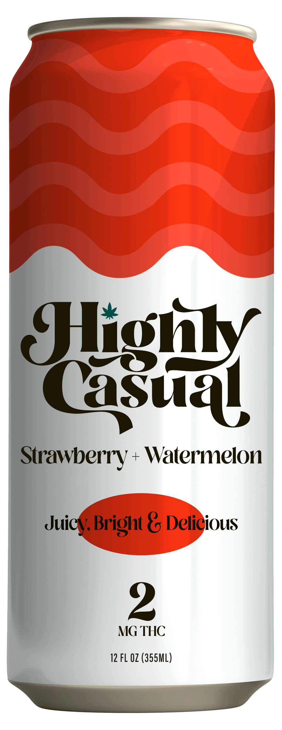 Product: High Five | Strawberry + Watermelon | Infused liquid Seltzer | 5mg | Hybrid