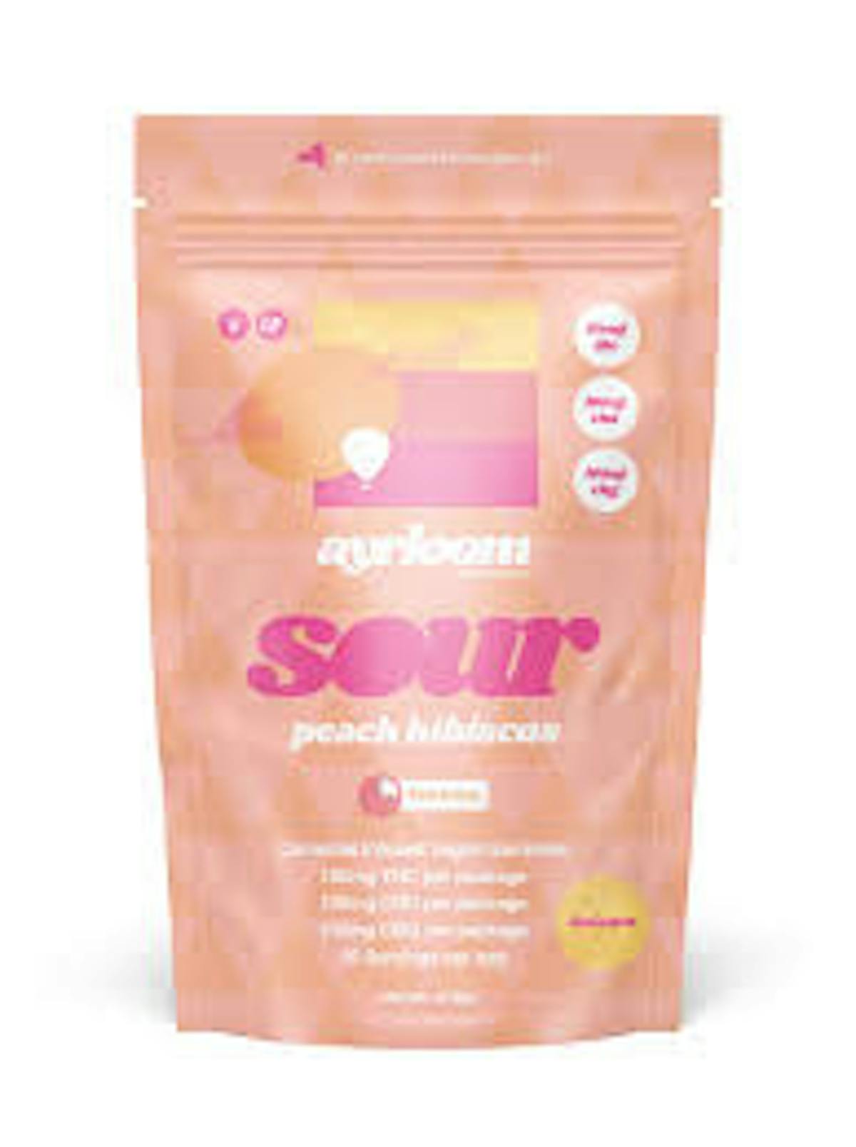 Photo of Ayrloom Sour Peach Hibiscus Gummies 10mg 10pk