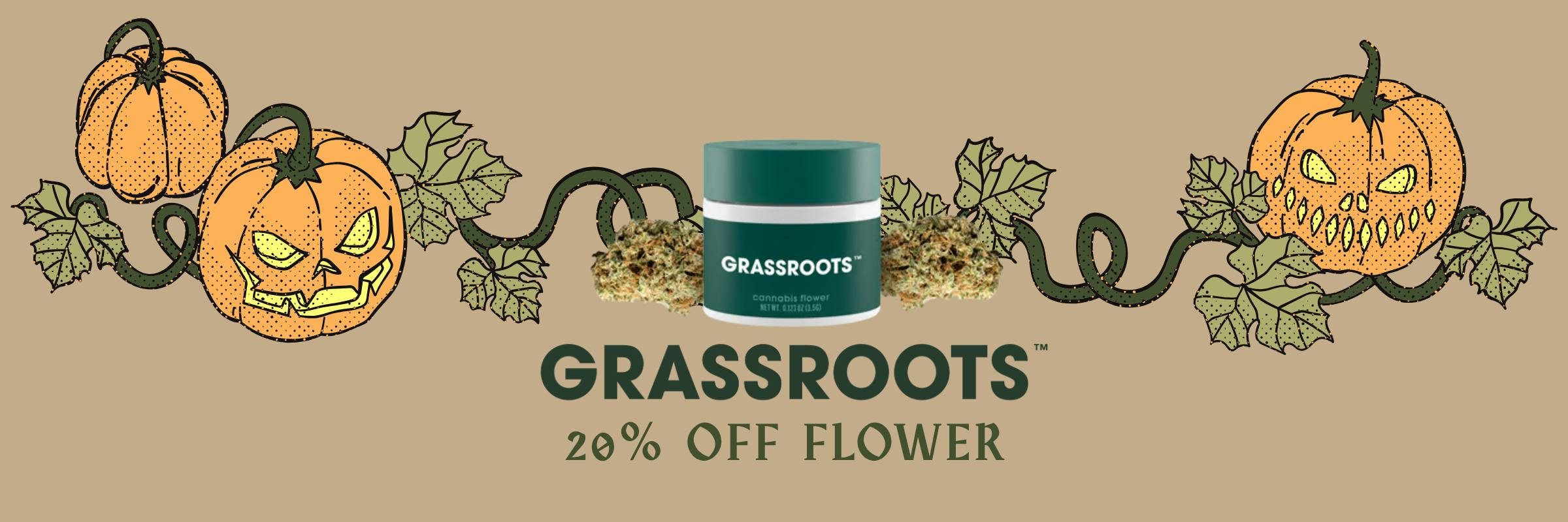 Grassroots Flower 20% off sale