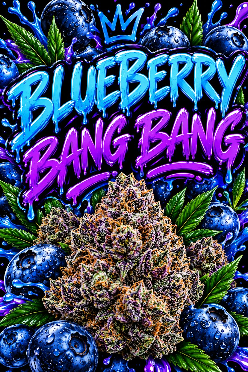 OAK CANNA | DELI FLOWER | BLUEBERRY BANG BANG | $8/G