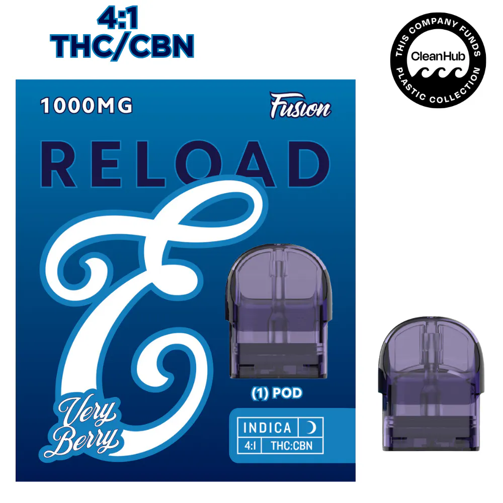 Product RELOAD - 1g FUSION - Very Berry (4:1 THC/CBN)