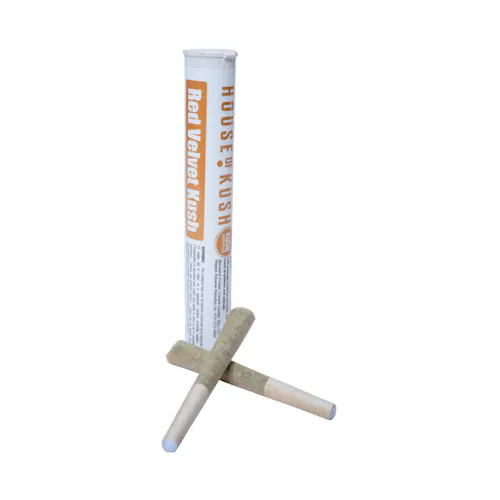 House of Kush Red Velvet Kush Pre-Rolls 0.5g x 2pk-2