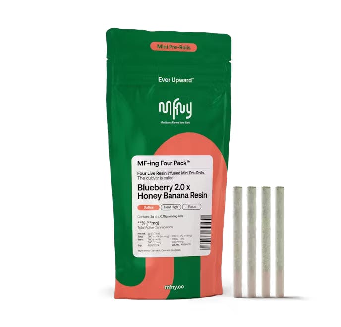 MFNY | Blueberry 2.0 x Honey Banana | Live Resin | 4pk | 3g