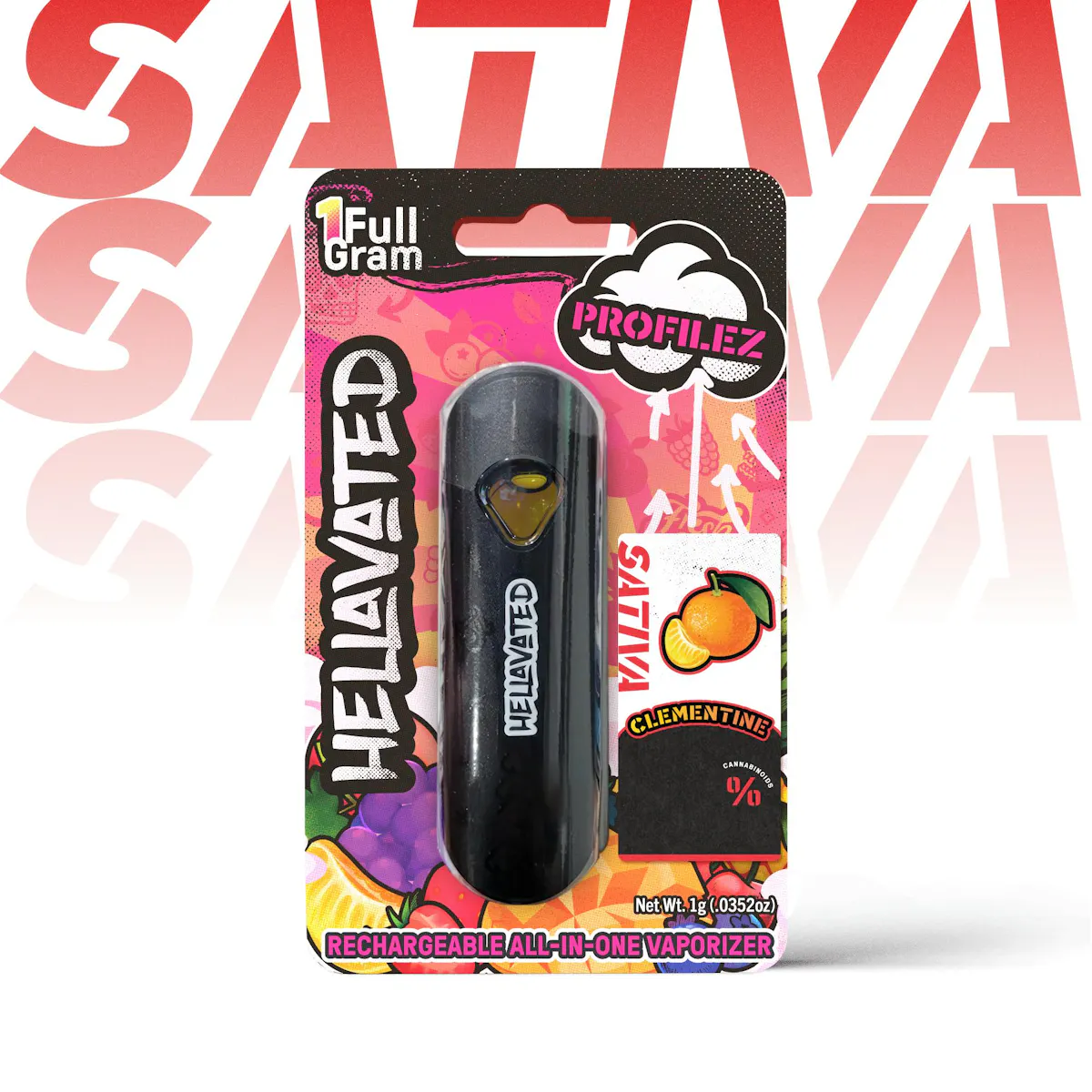 Clementine Cloud Bar Rechargeable Disposable | 1g 1g Vaporizers