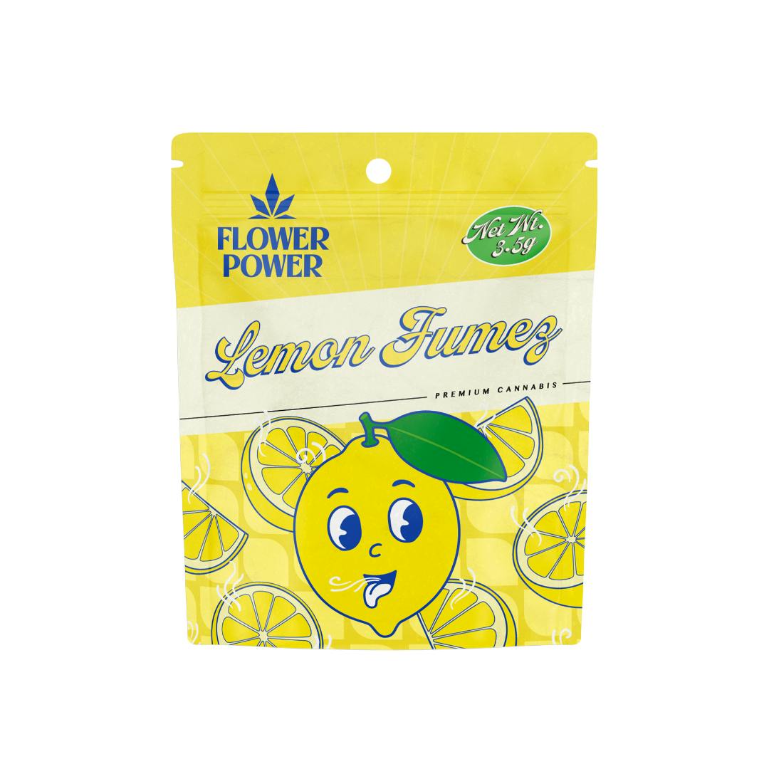 Flower Power | Lemon Fumez Prepackaged Flower | 3.5g | LIV