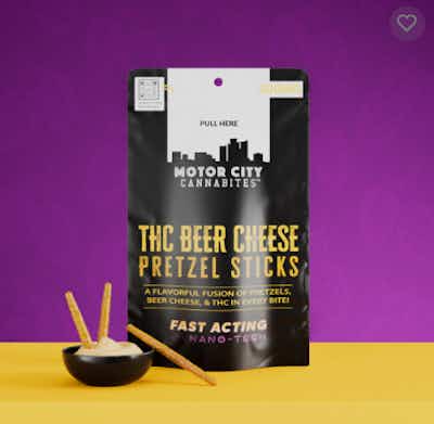 Product: Beer Cheese Pretzels | Motor City Cannabites