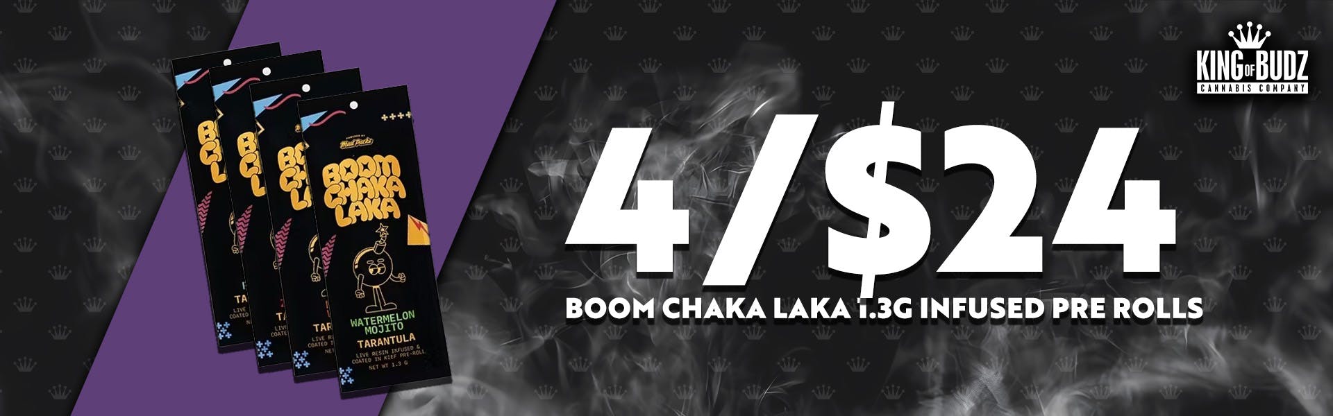 Boom Chaka Laka 1.3g Infused Tarantula - 4 for $24