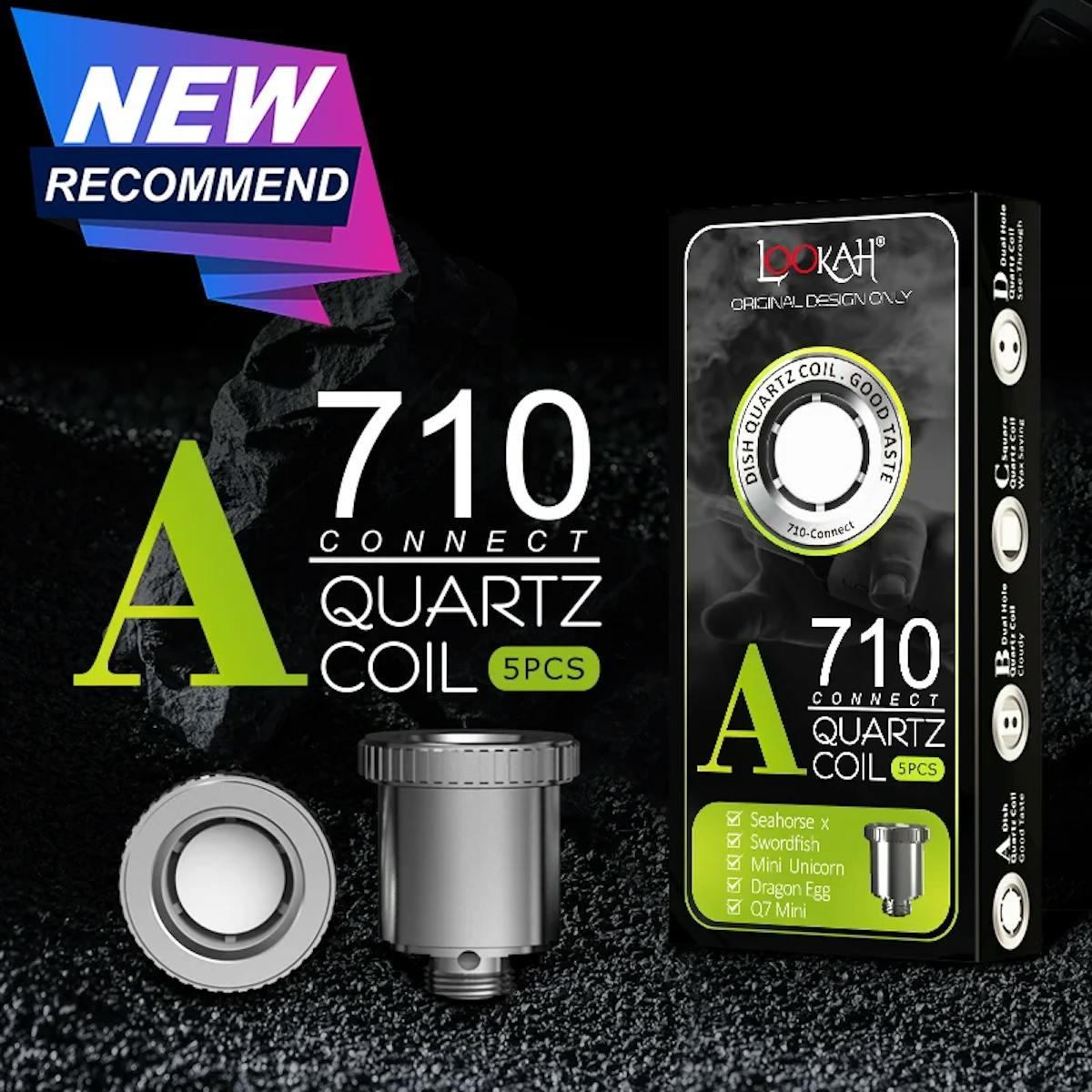 Photo of Lookah l A 710 Connect Quartz Coil l 5pcs