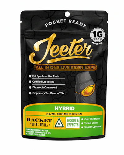 Jeeter - 1g Live Resin Disposable - Racket Fuel - DISPOSABLES by Jeeter at King of Budz