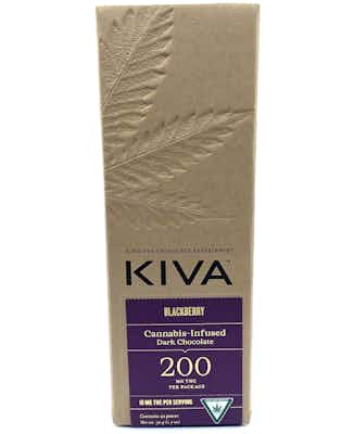 Product: Blackberry Dark Chocolate Bar | 200mg | Kiva