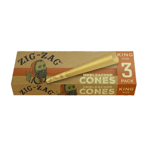 UNBLEACHED CONES KING SIZE 3PK-0
