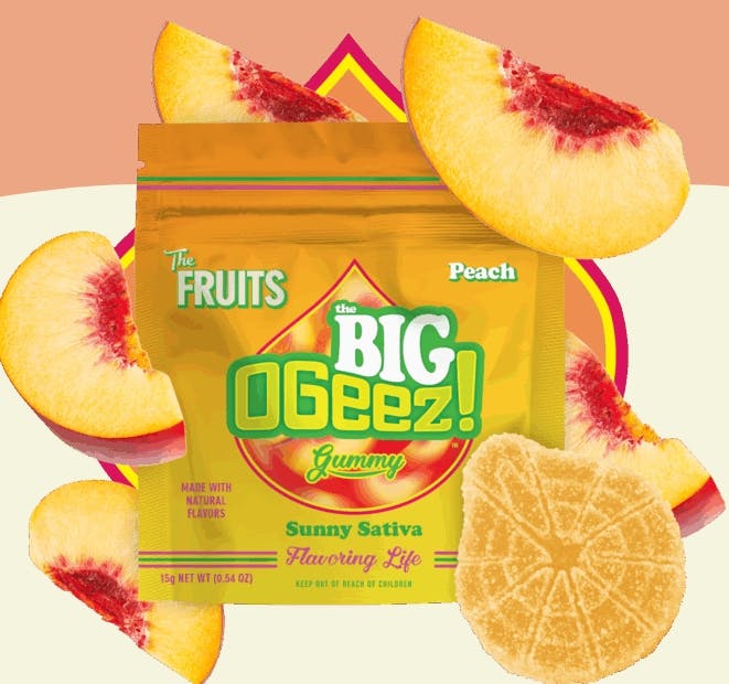 Product HDC OGeez! Gummies - BIG Sativa Peach 50mg