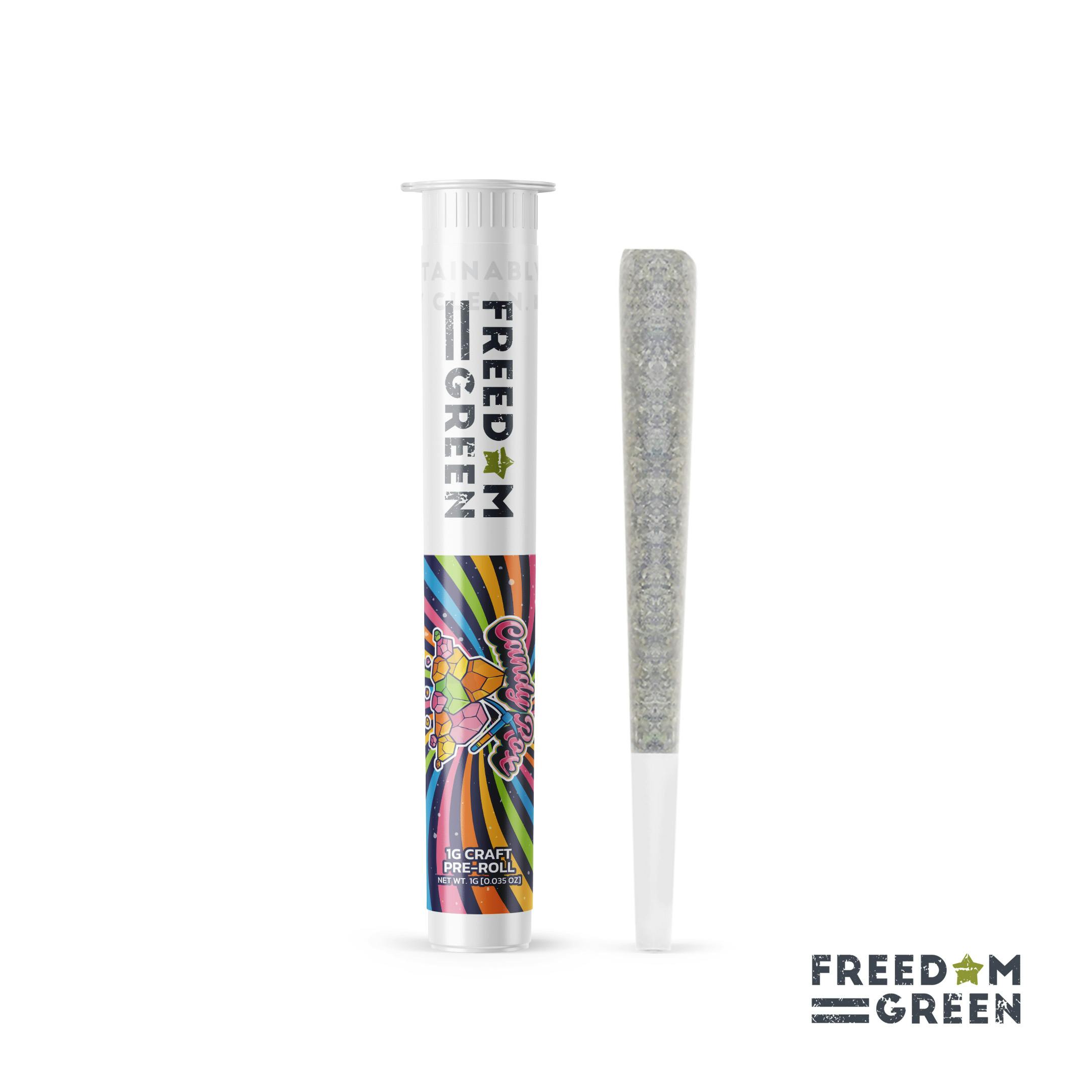 Freedom Green - 1g Preroll - Candy Rox