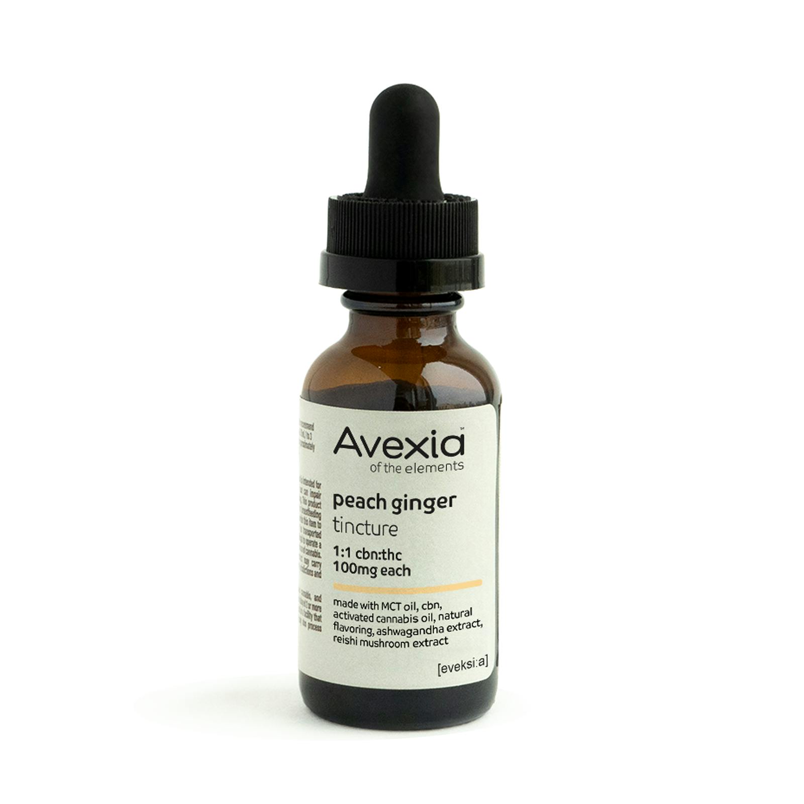 1:1 CBN:THC Peach Ginger Tincture