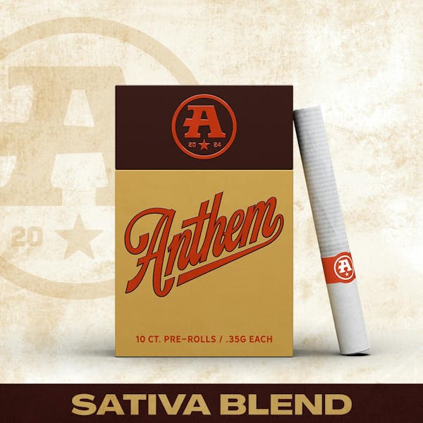 Sativa Blend - 0.35g 10pk Pre Rolls - Anthem