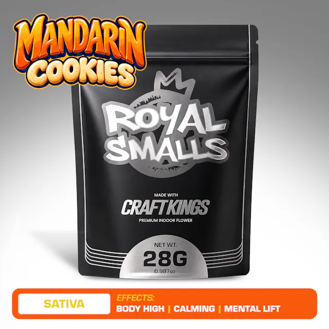Craft Kings Royal Smalls Mandarin Cookies 28g (sativa, small buds)