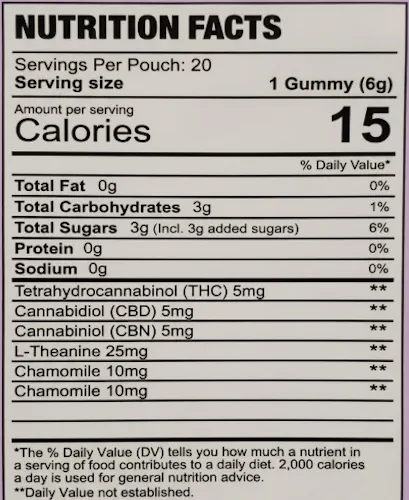 Sleep With Benefits: Raspberry – THC:CBD:CBN Gummie 20 pack (100mg)-1