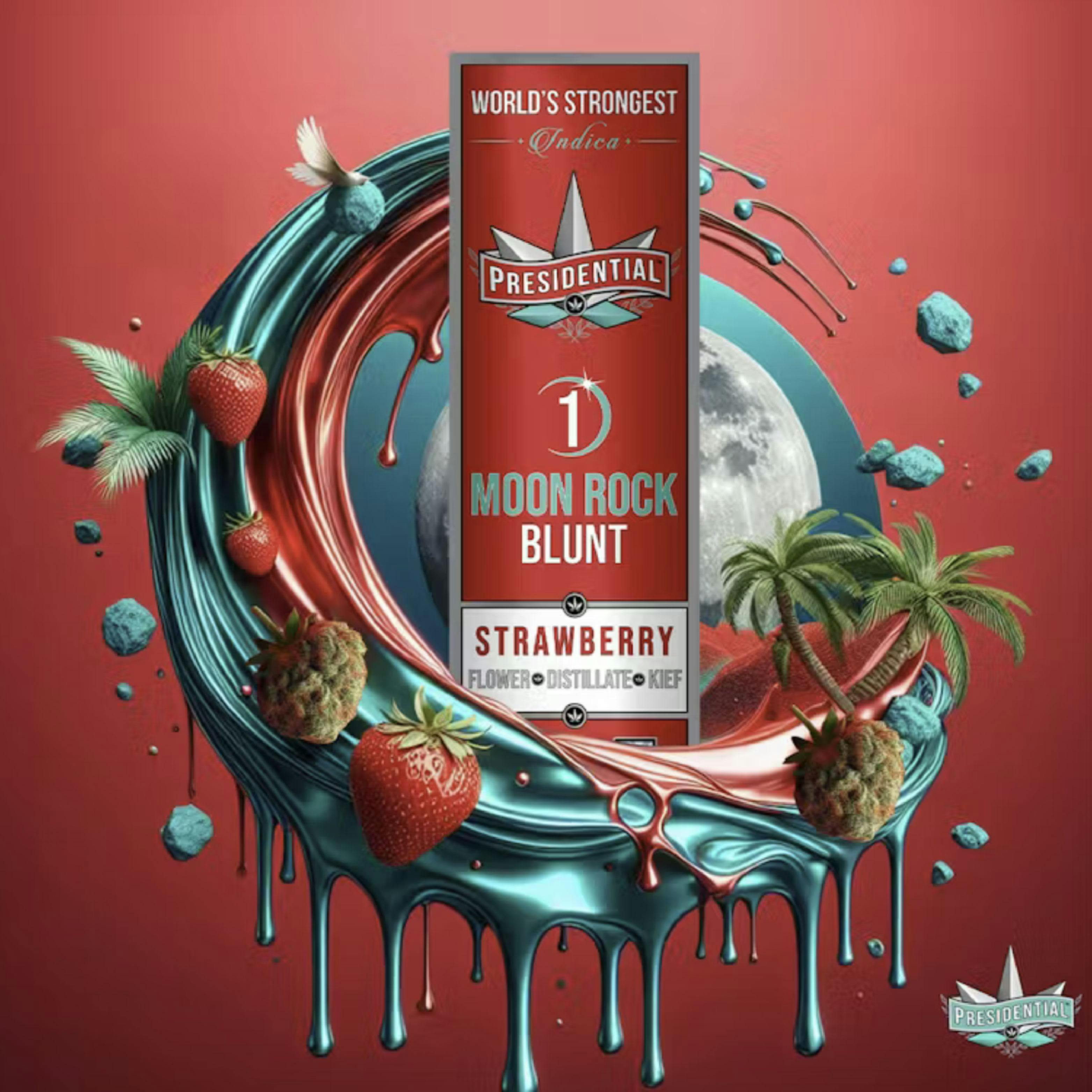 Presidential Moon Rock  Blunt - Strawberry