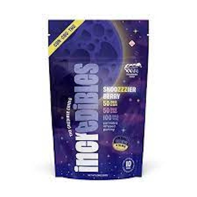Product GTI Incredibles Gummy - Snoozzzierberry 2:1:1 THC:CBN:CBG (100mg:50mg:50mg)
