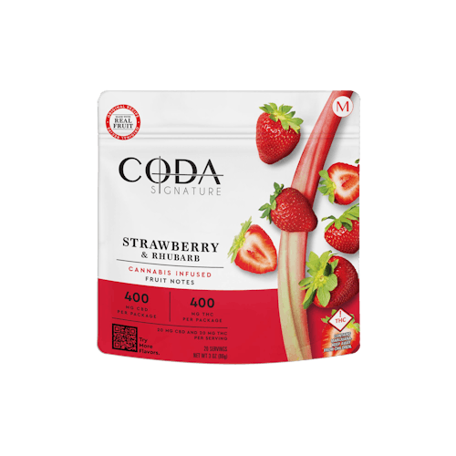  Coda Fruit Note Strawberry 1:1 400mg CBD/400mg THC photo