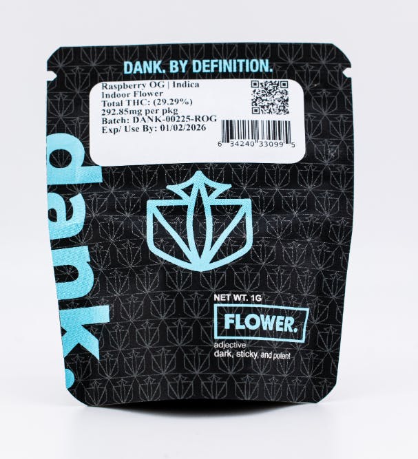 Flower | Dank | Raspberry OG | Dime | 1g