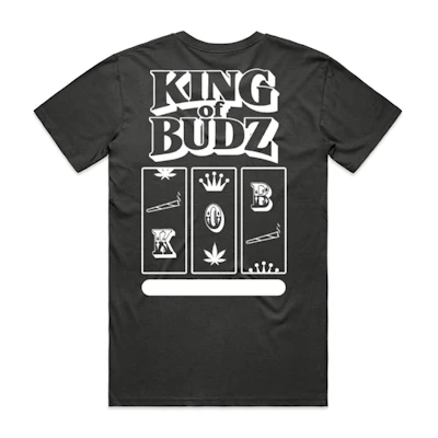 KOB - Jackpot T-Shirt - Coal - Size L - APPAREL by King Of Budz at King of Budz