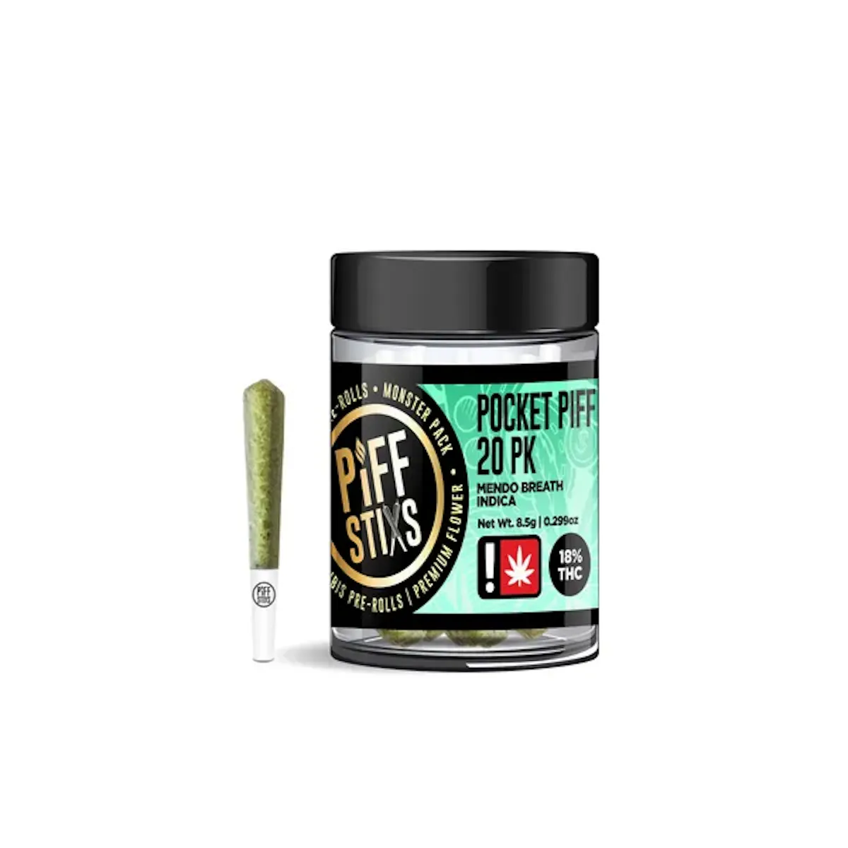 Piff Stixs .4g MENDO BREATH Pocket Piff Pre Roll 20pk 8g Pre-rolls ...