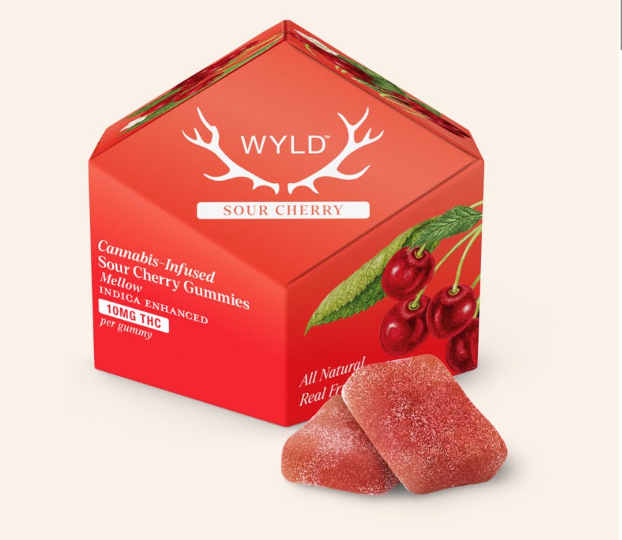 Product KR Wyld Gummy (Indica) - Sour Cherry (100mg)