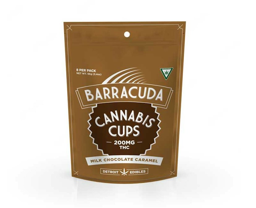 Barracuda 200mg Cups Milk Chocolate Caramel