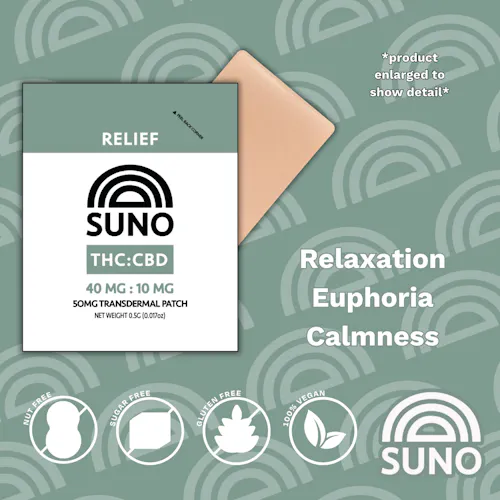 Relief Patch | 4:1 THC:CBD | 50mg-1