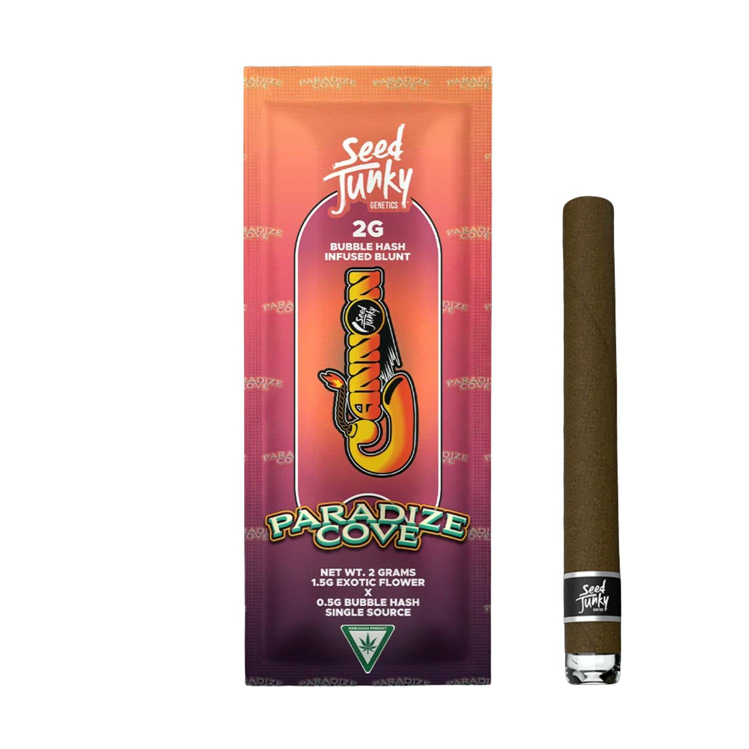 Seed Junky - Bubble Hash Infused Cannon - - **PARADIZE COVE** (2/$60)